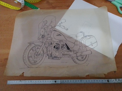 Moto guzzi vecchio disegno - guzzi,